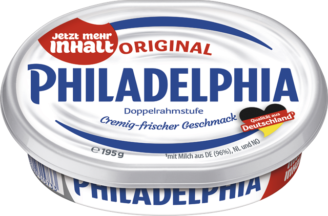Philadelphia Frischkäsezubereitung