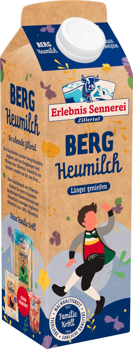Erlebnis Sennerei Zillertal Berg Heumilch