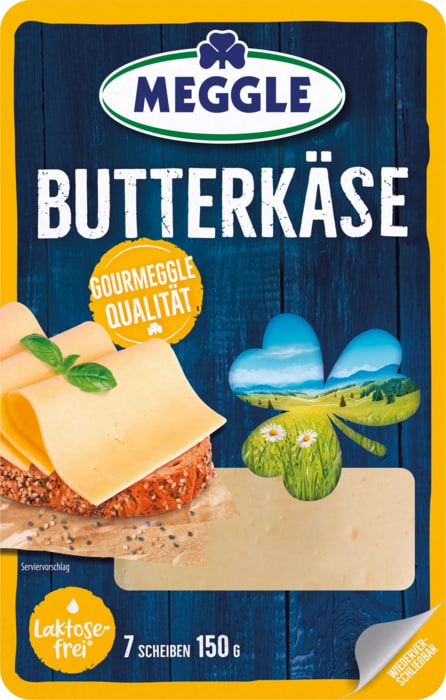 Meggle Butter-, Kräuterkäse oder Emmental-Scheiben