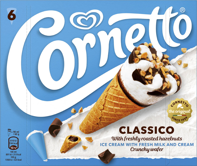 Lagnese Cornetto Classico oder Strawberry