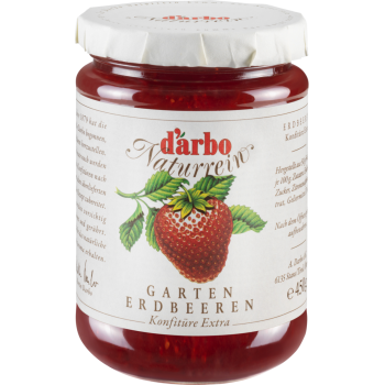 d’arbo Naturrein Konfitüre Extra oder passiert