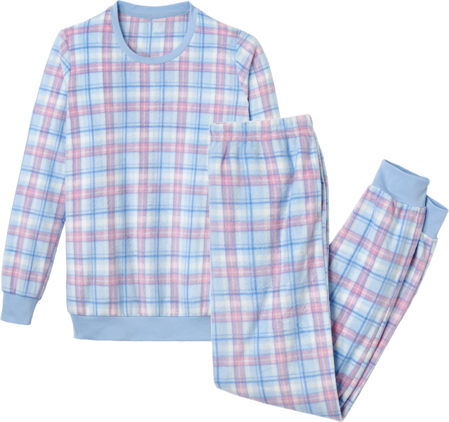Damen Fleece-Pyjama