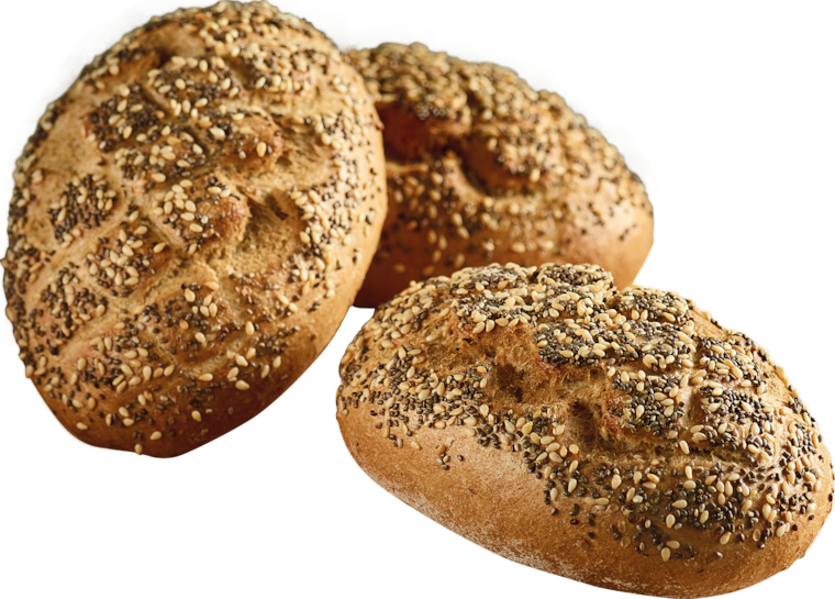 Dinkel-Chia-Quarkbrötchen