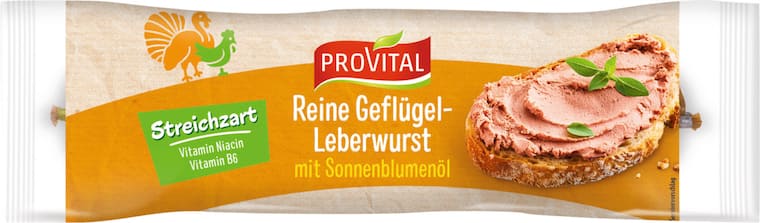 Provital Reine Geflügel-Leberwurst