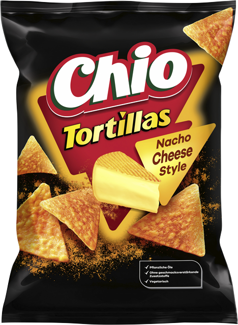 Chio Tortillas Nacho Cheese Style oder Wild Paprika 