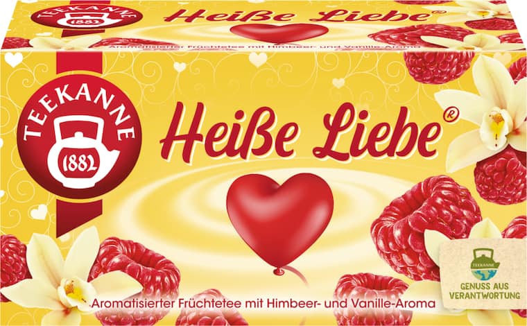 Teekanne verführerischer Früchtetee oder Ländertee