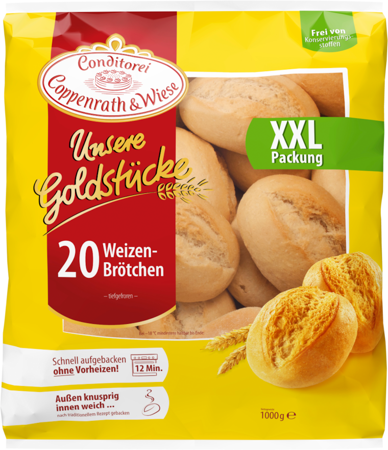 Coppenrath & Wiese Weizen- oder Dinkelbrötchen