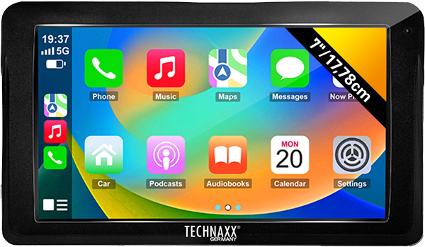 TECHNAXX "TX-320" CarPlay mit Touch-Display