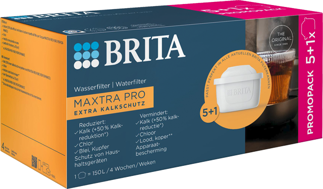 BRITA Wasserfilterkartusche „MAXTRA PRO Extra Kalkschutz“