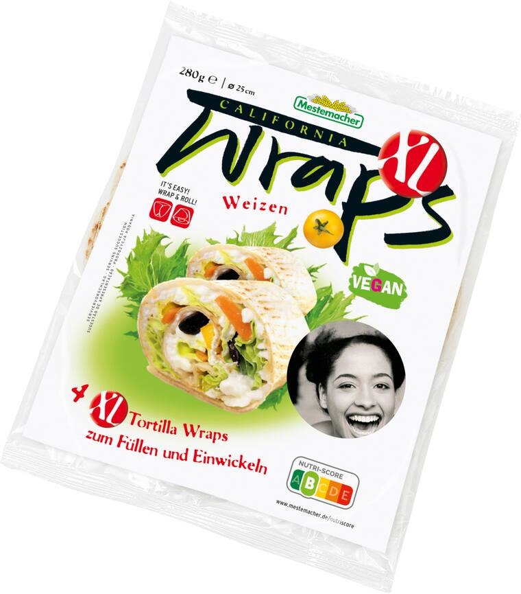 Mestemacher California Wraps Weizen XL