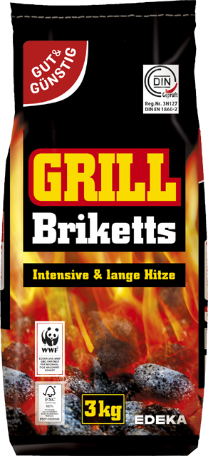 Gut & Günstig Grillbriketts 