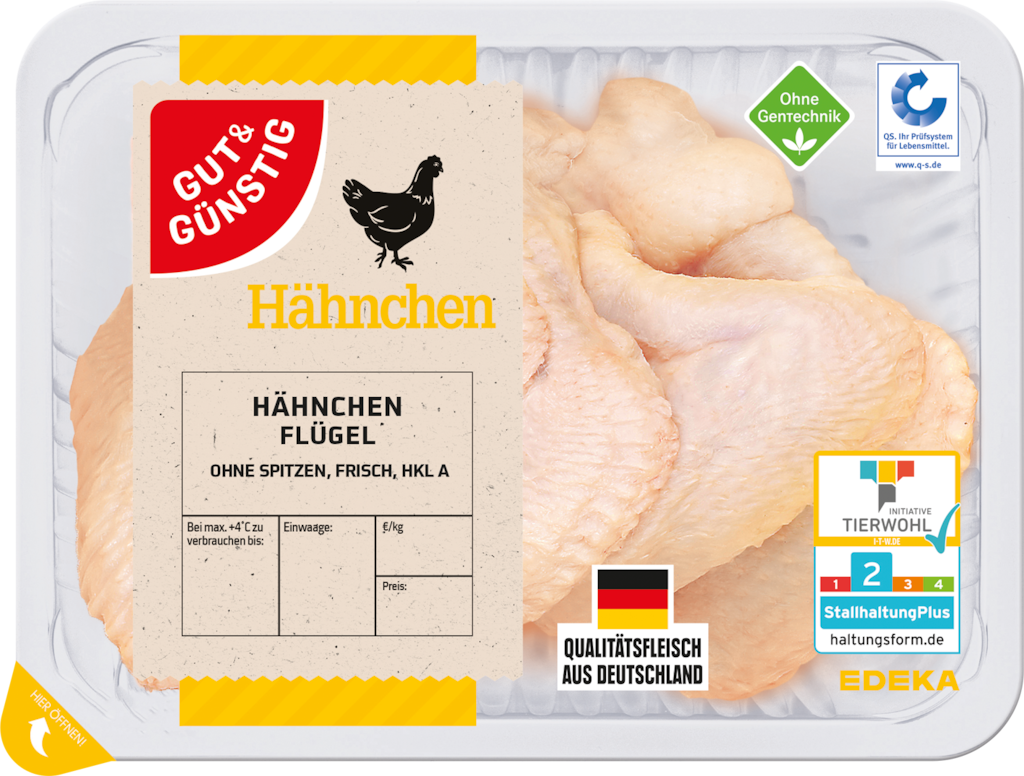 GUT&GÜNSTIG Hähnchenflügel natur