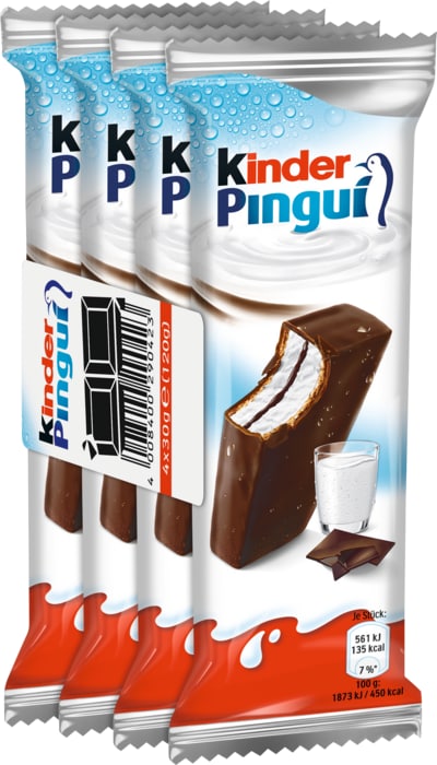 kinder Maxi King, Pingui oder Milch-Schnitte