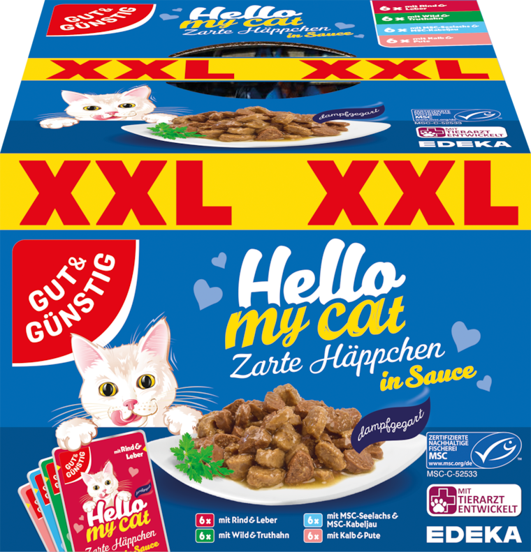 GUT&GÜNSTIG Hello my cat Zarte Häppchen