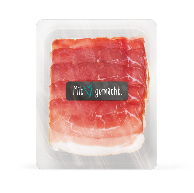 Mit Herz gemacht: Schinkenspeck