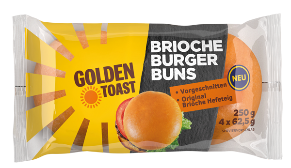 Golden Toast Brioche-Burger-Buns