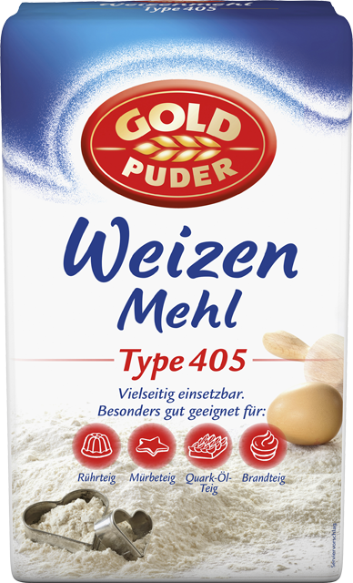 Goldpuder Weizenmehl