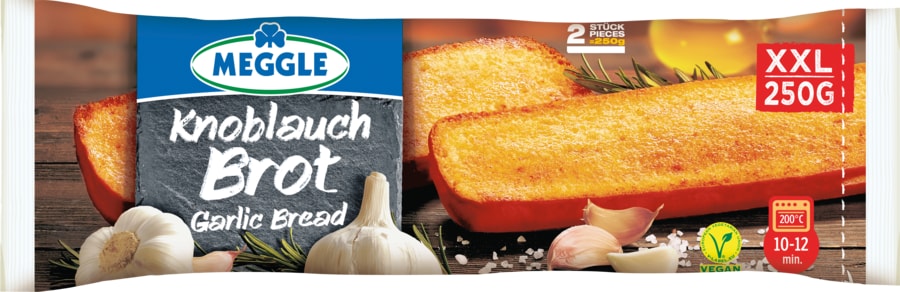 Meggle Brot oder Focaccia