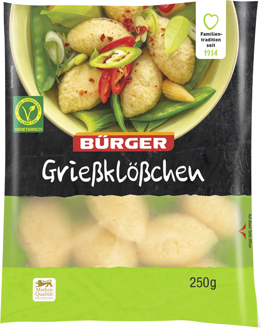 Bürger Grießklößchen, Flädle, Hochzeitssuppe