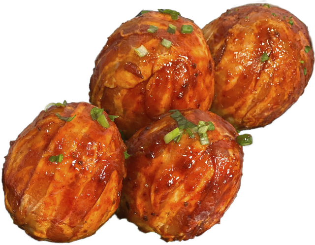 Gebauer’s BBQ Onion Eggs