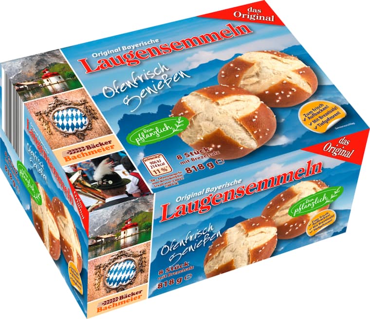 Bäcker Bachmeier Bayerische Laugensemmeln, -stangerl oder -brezen