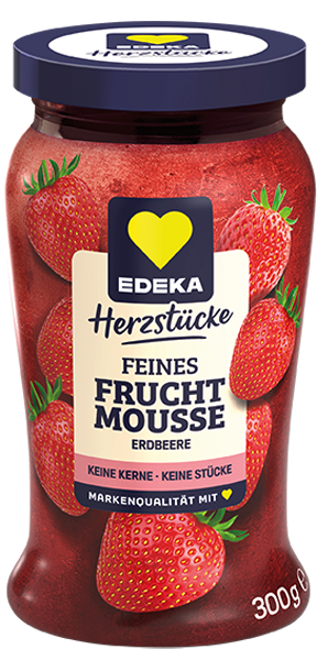 EDEKA Herzstücke Feines Fruchtmousse
