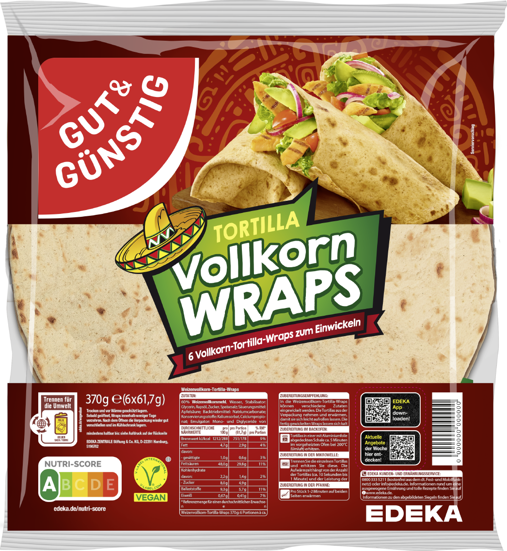 GUT&GÜNSTIG Tortilla  Wraps