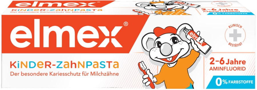 elmex Baby- oder Kinder-Zahncreme