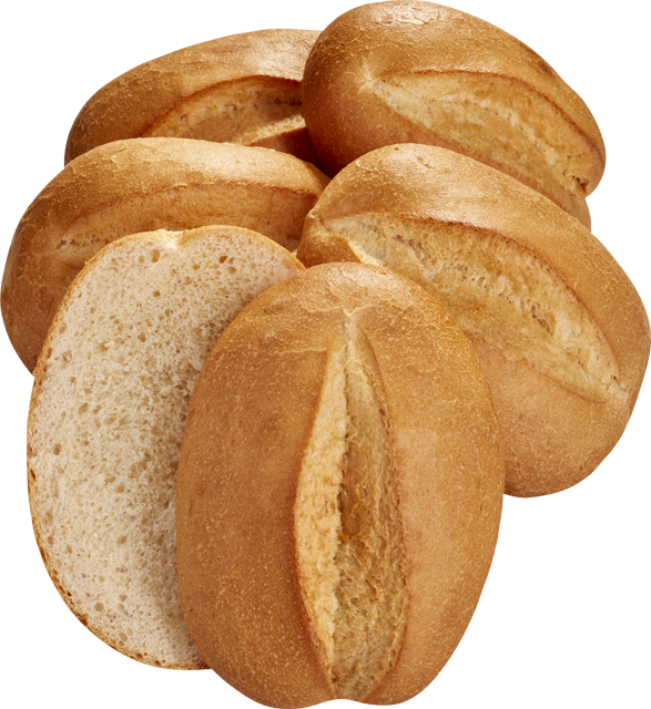 In der Markt-Bäckerei erhältlich: ³Knusperweck, Sternweck oder Kaiserbrötchen 