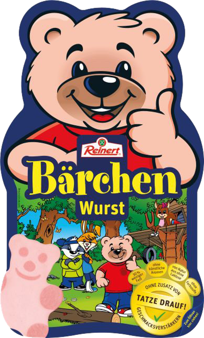 Reinert Bärchen-Wurst oder Bärchen Geflügel-Wurst