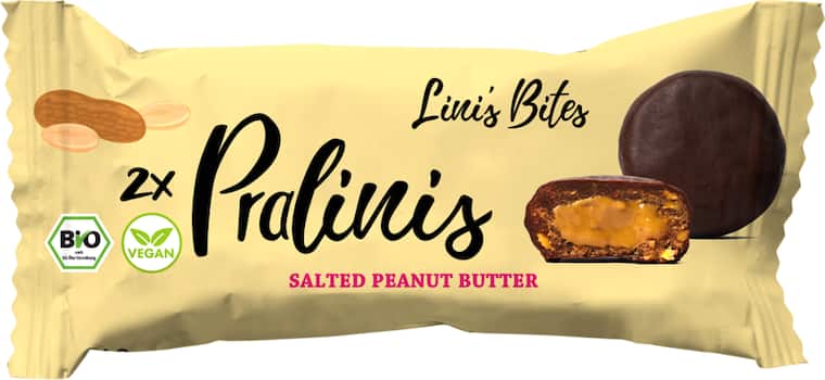 Linis Bites Bio-Pralinis oder Coconut Mylk Chocolate Riegel