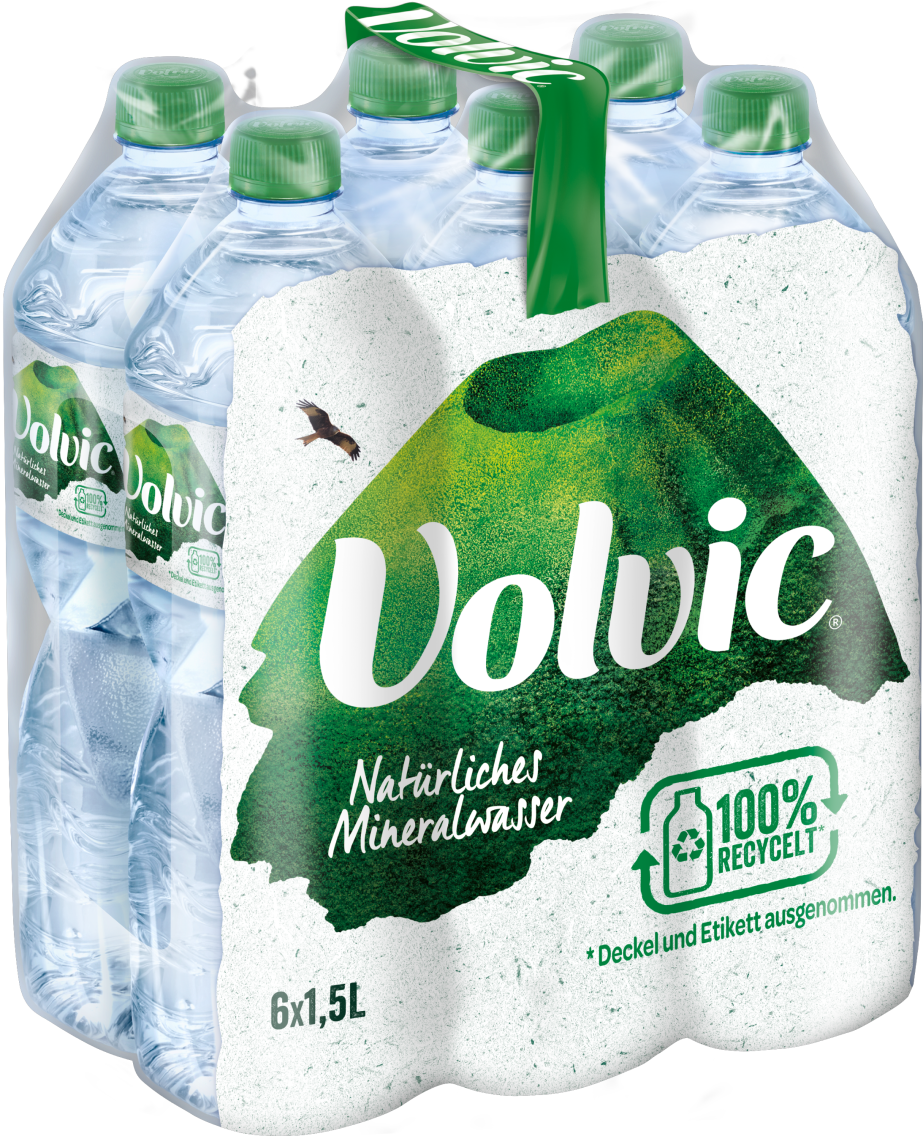 Volvic natürliches Mineralwasser