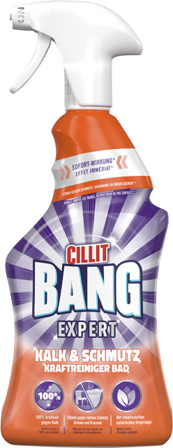 Cillit Bang Expert Kraftreiniger Kalk & Schmutz  oder Schwarzer/Weißer Schimmel & Hygiene