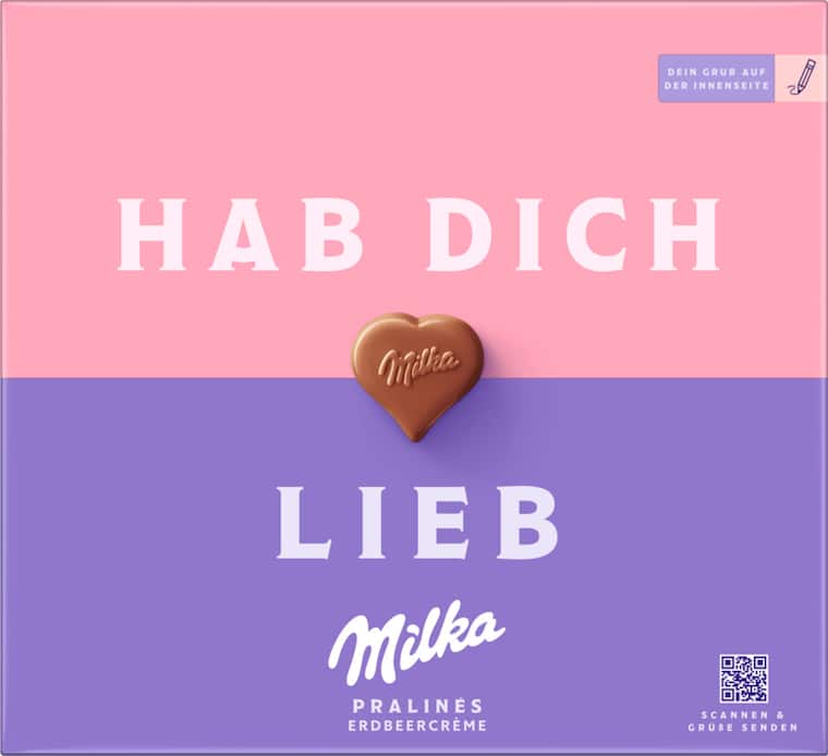 Milka Pralinés oder Hauchzarte Herzen