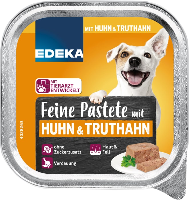 Feine Pastete Hundenahrung