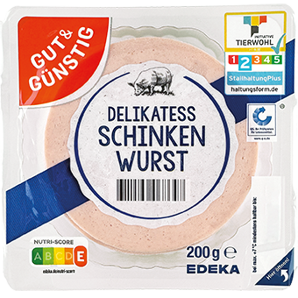 GUT&GÜNSTIG Delikatess-Schinkenwurst
