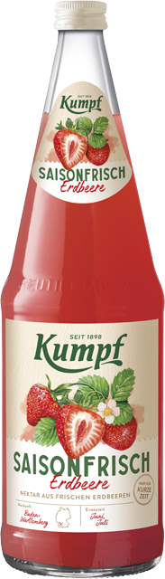 Gültig von Mittwoch bis Samstag: Kumpf Saisonfrisch Erdbeere naturtrüb 
