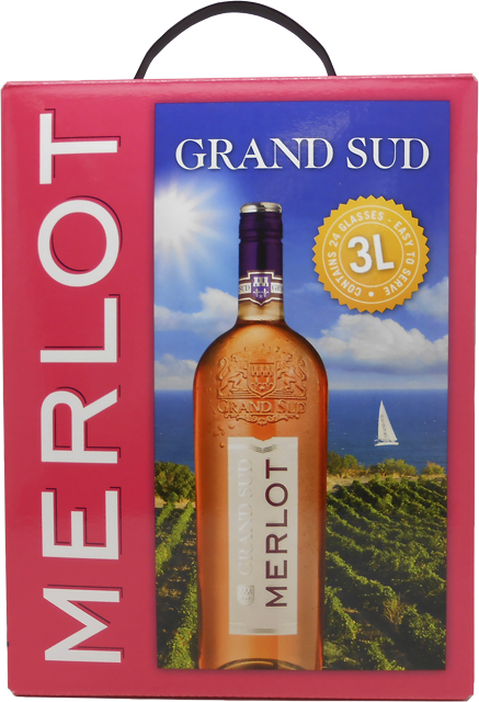Frankreich: Grand Sud Merlot Rouge, Rosé oder Chardonnay