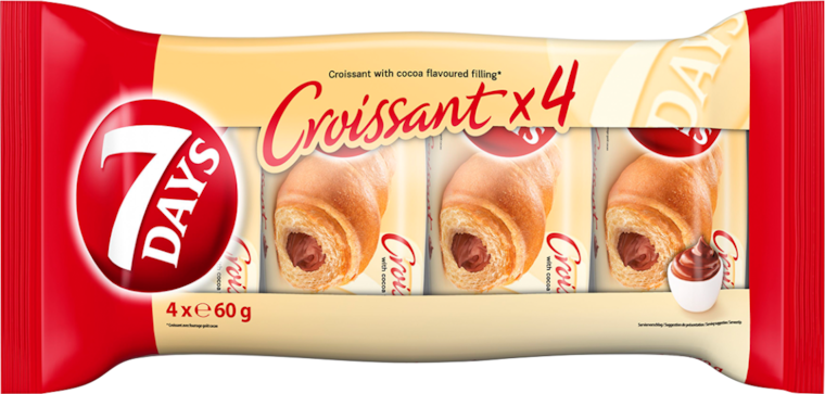 7 Days Croissant mit Cremefüllung