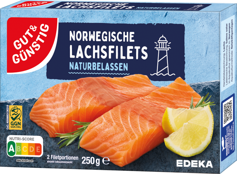 GUT&GÜNSTIG Norwegische Lachsfilets