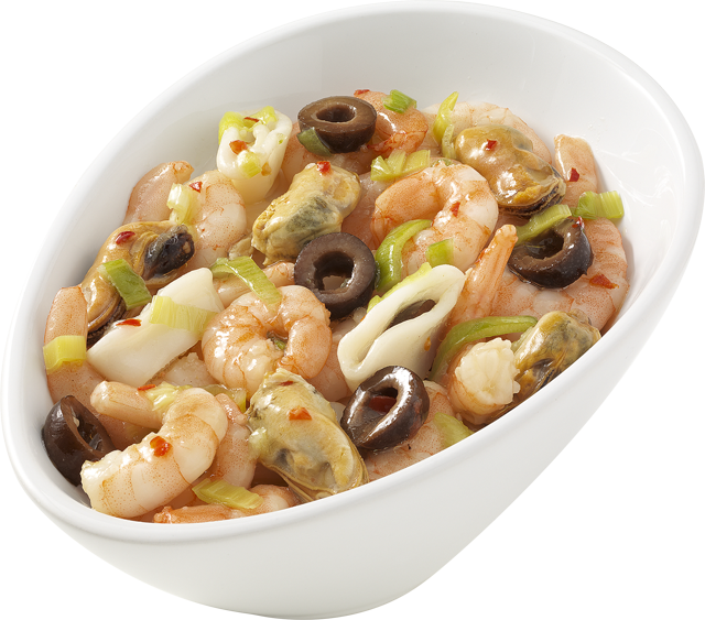 Griechischer Meeresfrüchtesalat