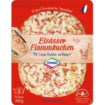 Steinhaus Elsässer Flammkuchen oder Quiche Lorraine