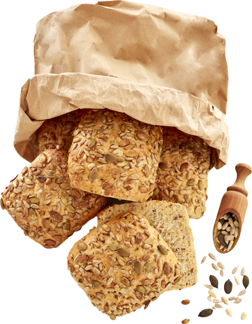 ¹Kürbiskernbrötchen