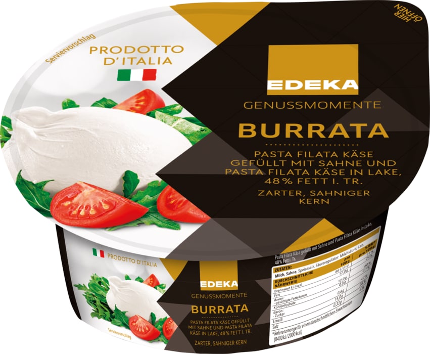 EDEKA Genussmomente Burrata oder Burrata di Bufala