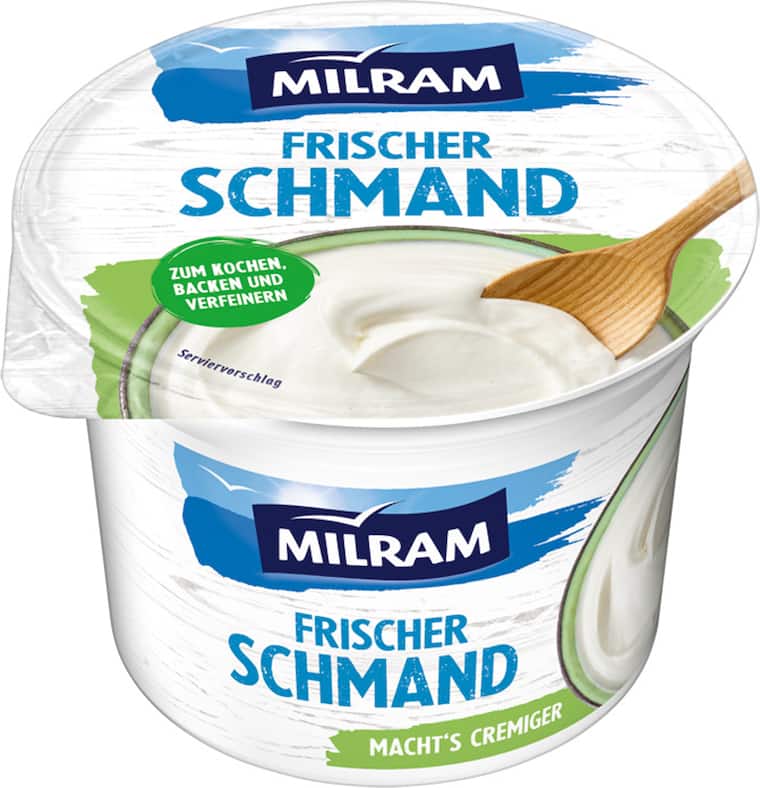 Milram Frischer Schmand, Schmand-Alternative, Buttermilch Quark oder Körniger Frischkäse