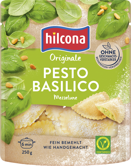 Hilcona Originale Pesto Basilico Mezzelune 