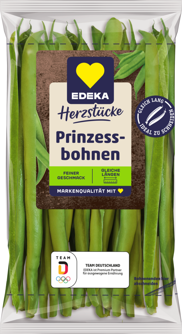 EDEKA Herzstücke Prinzessbohnen, Zuckererbsen oder Knackerbsen