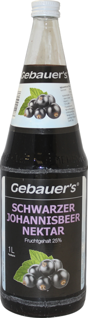 Gebauer's Schwarzer Johannisbeer Nektar