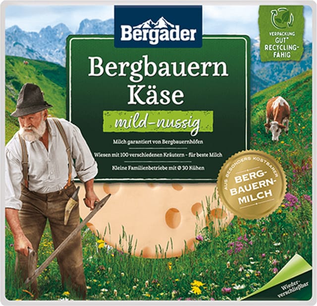 Bergader Käsescheiben 