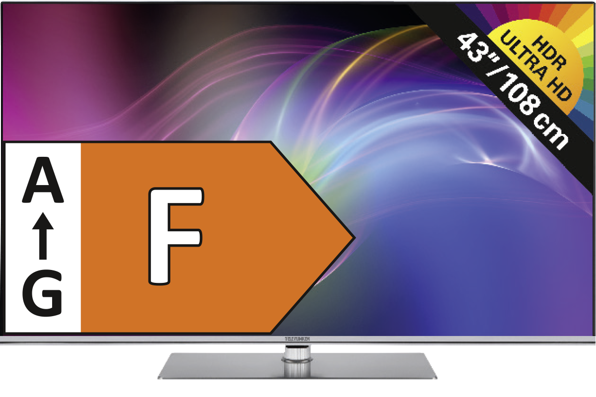 TELEFUNKEN 4K-UHD-TV „D43U960B2CW“